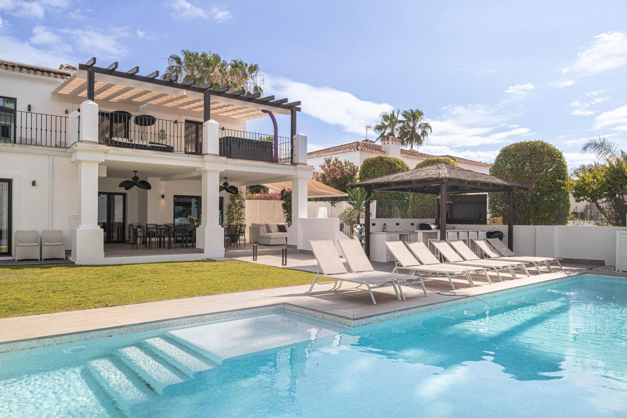 Villa New Zacaluca Pool Sauna & Gym - Happy Rentals Marbella Exterior photo